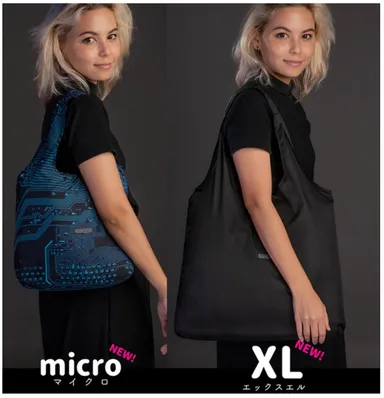 左がコンビニサイズ「NANOBAG micro」