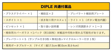 付属アクセサリ一覧