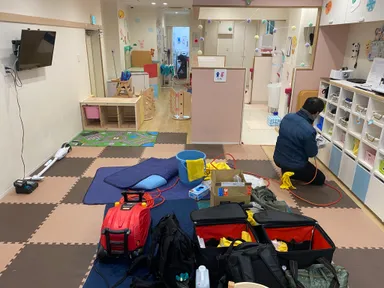 ラーフエイド施工のようす