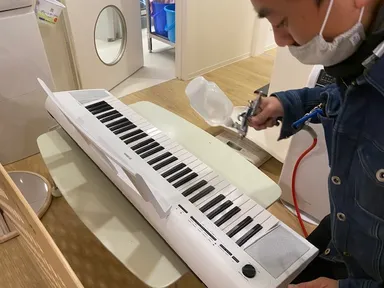ピアノへのラーフエイド施工