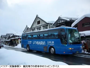 観光地停車状況事例