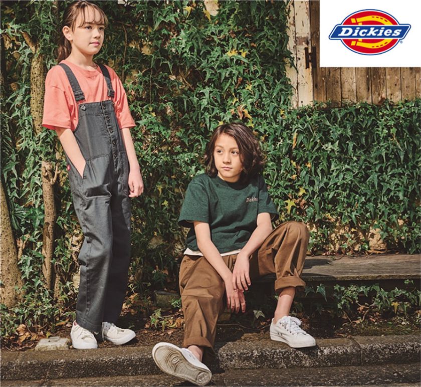 アメリカンNo.1 ワークブランド
Dickies (ディッキーズ) から待望のキッズラインが遂に登場！
