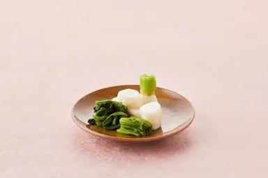 有機間引き菜の漬物2