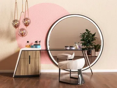 シルクプラスター施工写真1：ふわふわな手触りで、人気のシリーズアートデザイン