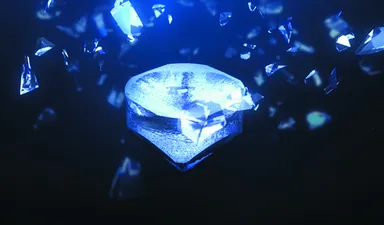 ダイアの輝きの秘密を紹介