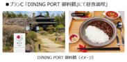 ■プランC「DINING PORT 御料鶴」にて昼食満喫