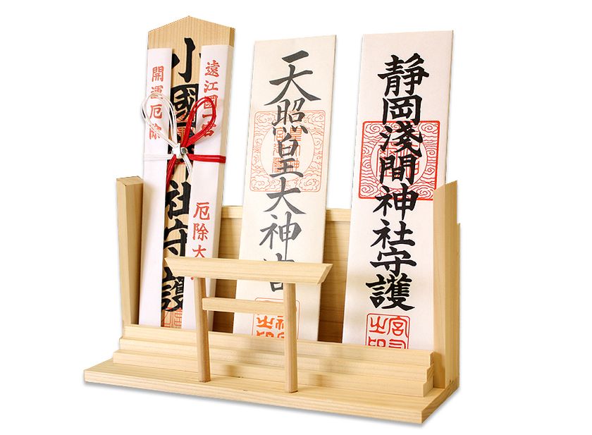 ☆新作入荷☆新品 静岡木工 簡易神棚 即日出荷 御神札差し お札