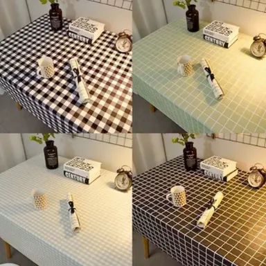 チェックテーブルクロス