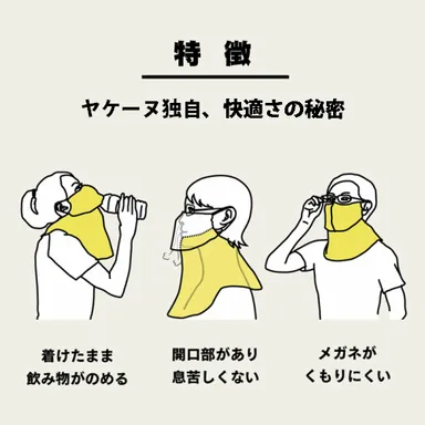 ヤケーヌ3つの特徴