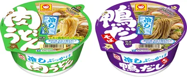 冷しぶっかけ肉うどん・冷しぶっかけ鴨だしそば