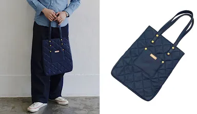 ネイビーキルト