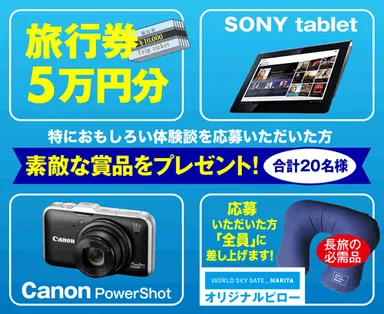 おもしろ旅自慢-賞品一覧