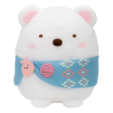 A賞：しろくまキャンプぬいぐるみ