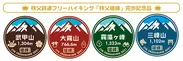 フリーハイキング～秩父雄峰コース～　完歩記念品