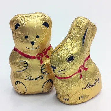 ミニ・リンツベアーとミニ・ゴールドバニーのチョコレートセット