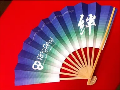 ブース来場者特典として配布するオリジナル扇子