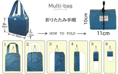 マルチ折りたたみ手順