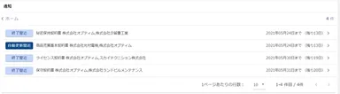 契約の更新期日が近づくと自動で通知、更新漏れを防止