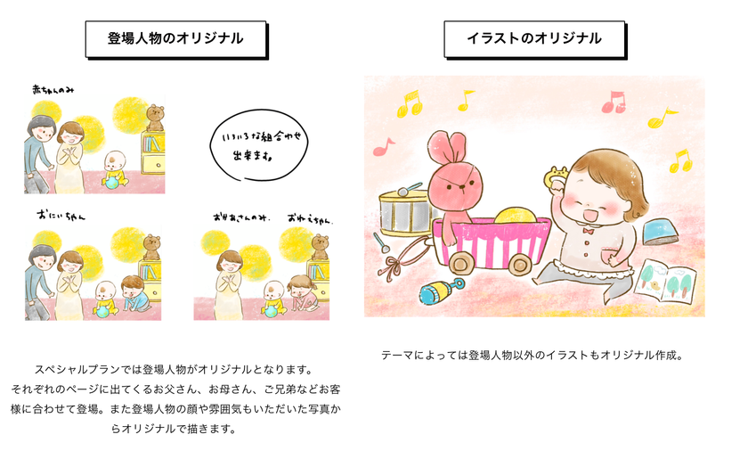 思い出や思いを元に1つの素敵な物語に お子様が主人公のオリジナル絵本作成サービス Storia を開始 株式会社s Eのプレスリリース