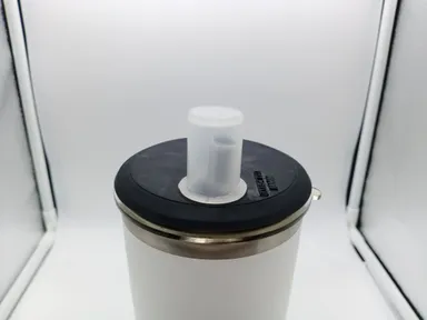 ストローキャップでほこりが入らない