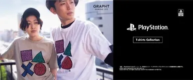 “PlayStation”公式ライセンスグラフィックデザインTシャツ