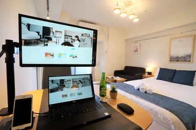 全室WiFi無料。テレワークにも