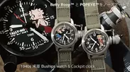 Betty Boop(TM)＆Popeye(TM)時計