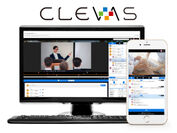 「CLEVAS」ロゴ/視聴画面