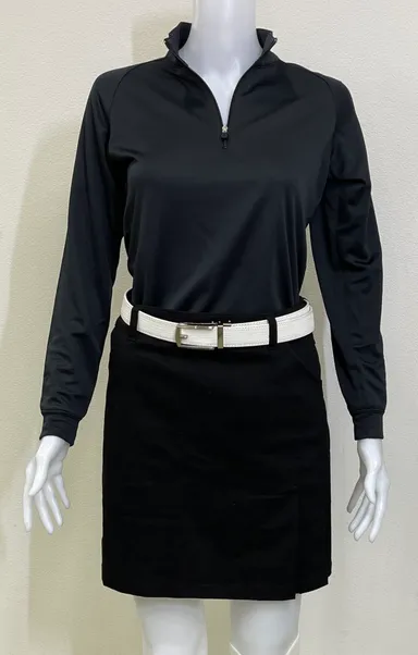 ジップアップ レディース シックなブラック