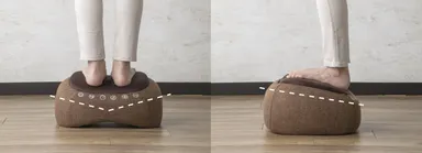 内側傾斜と昇り傾斜の踏み台