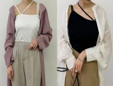 2WAYアシンメトリーキャミソール
