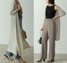 2丈から選べるロングカーディガン