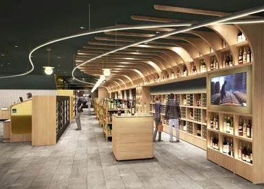 和洋酒売場パース