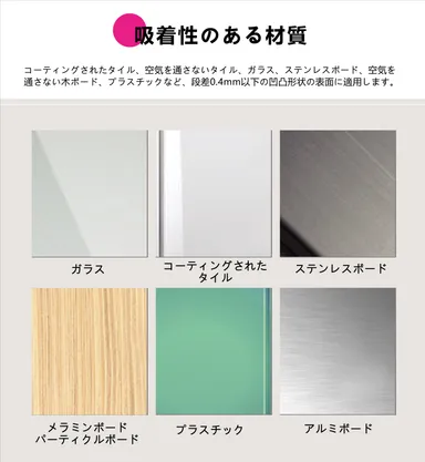 使用可能な壁面