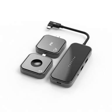 8in1 USB-Cハブ＋Qiワイヤレス充電器