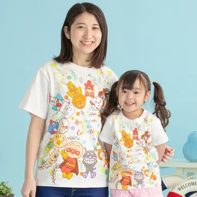みんなでおひるね柄Tシャツ　着用イメージ