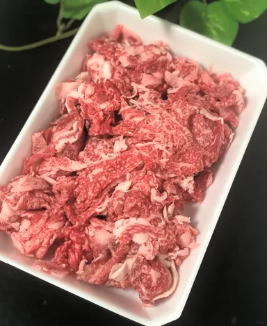 牛コマ肉500g