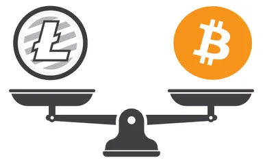 ライトコインのビットコインの比較