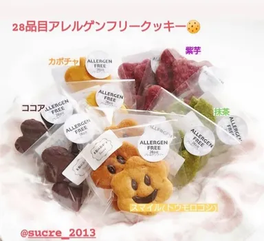 アレルゲン28品目不使用　米粉クッキー