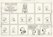 「ピーナッツ」原画　1978年3月5日