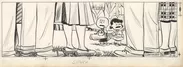 「ピーナッツ」原画(部分)　1954年5月16日
