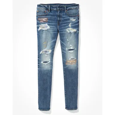 AE プライド AirFlex+ ダメージスキニージーンズ 17,400円