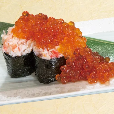 こぼれかにいくら軍艦