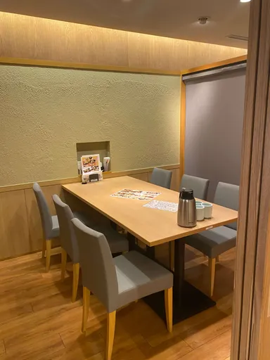 ゆっくりできる個室