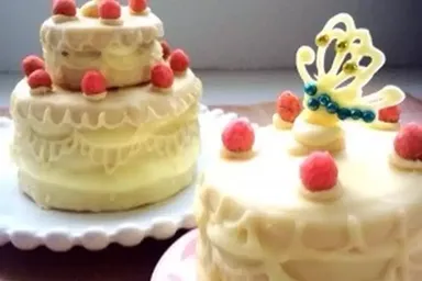 クッキーで作ったケーキ♪