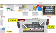 大阪なんば駅ナカPCR検査センター御堂筋地下詳細地図