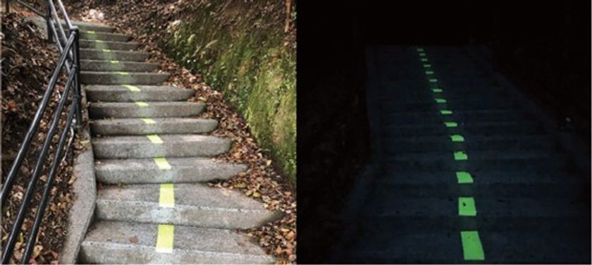 塗るだけで光る！電源・バッテリーも不要！！
災害時の暗闇でも安心な、エコな蓄光塗料
「ルミアルファコート」の販売を開始！！