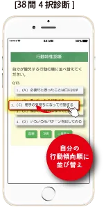 コンピテンシー型38問4択診断