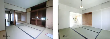 リノベ物件ビフォーアフター1