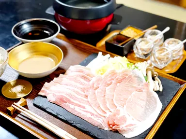 松虎特選豚しゃぶしゃぶ御膳　1,000円